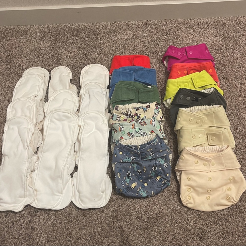 11 Grovia No-Prep Soaker Pads and 14 Covers